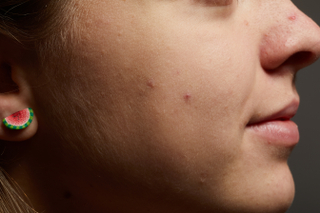 HD Face skin references Cerys Baker cheek skin pores skin…